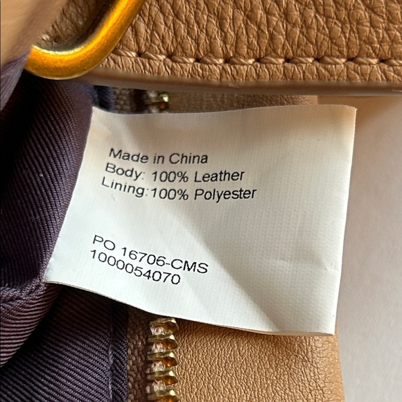 The Sak Collective Leather Camel Tan Hobo Crossbody Bag - Picture 11 of 13